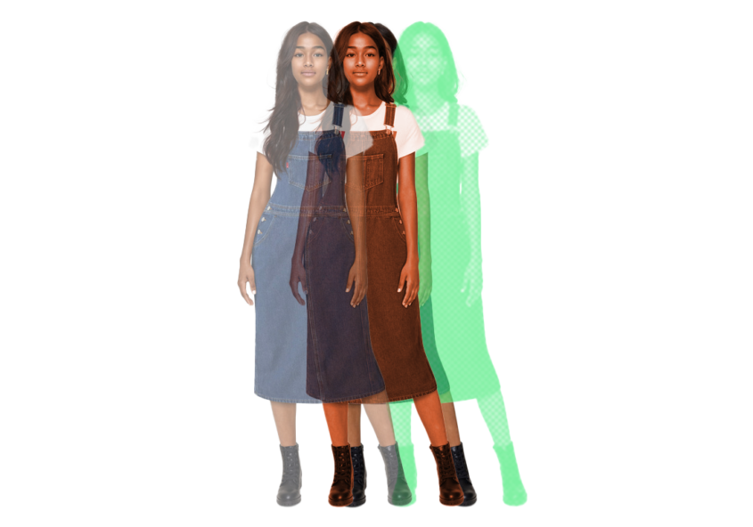Decorative image of a realistic AI depiction of a 'girl'